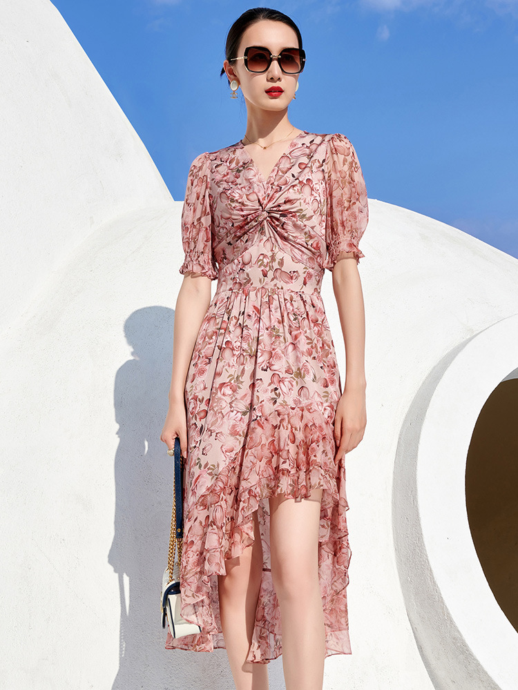 Elegant silk Matalan ladies dresses
