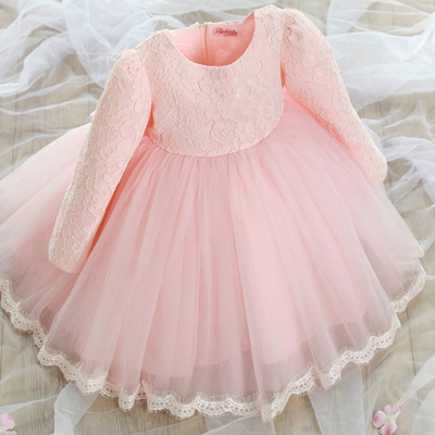 Red flower girl dresses