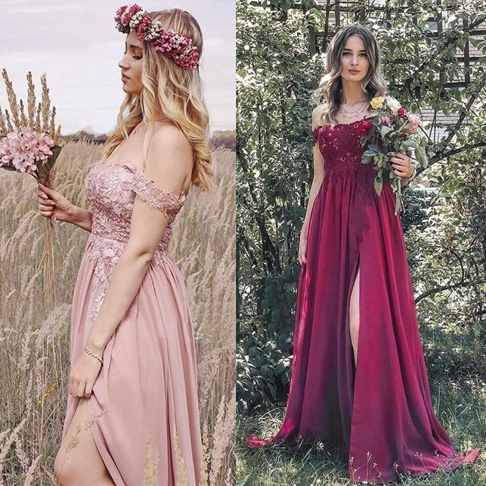 evening wedding guest dresses