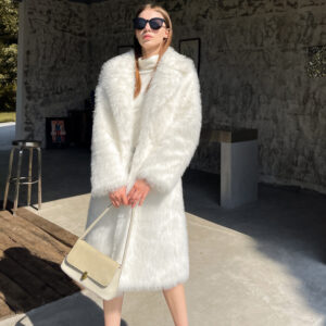 women's wool coats white