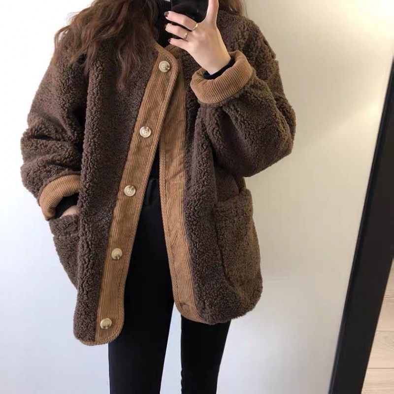 women's wool cardigan front view