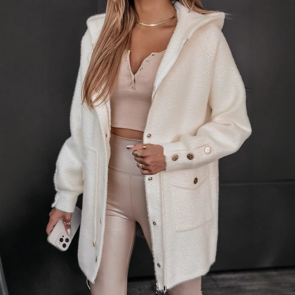 Leather Flight Jacket Women's in Khaki