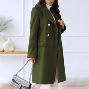 womens petite trench in black