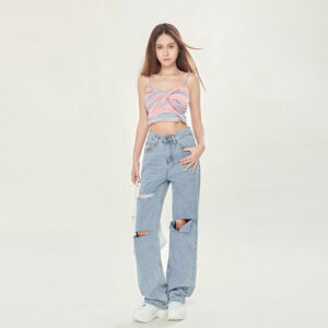 High-waisted best jeans for women in comfortable cotton
