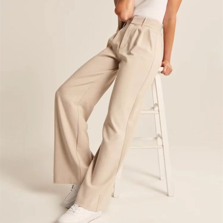Wide Leg Linen Pants in White