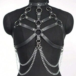 sexy black women's belts front view