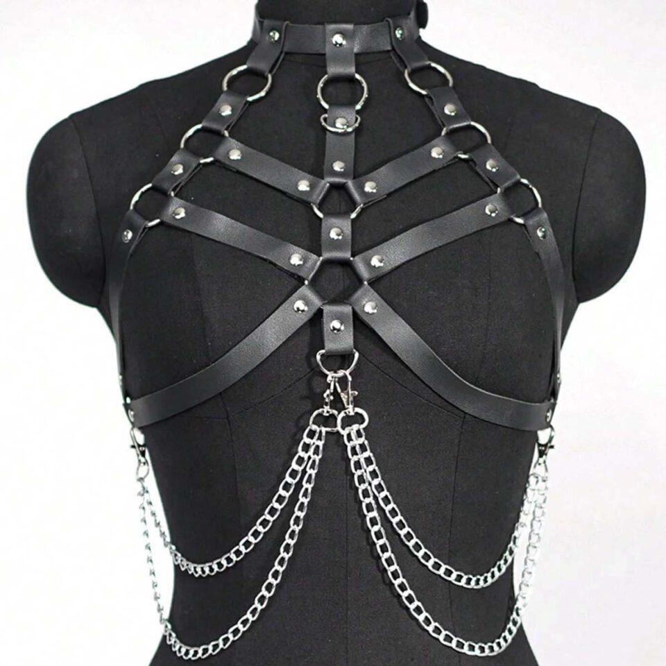 sexy black women's belts front view